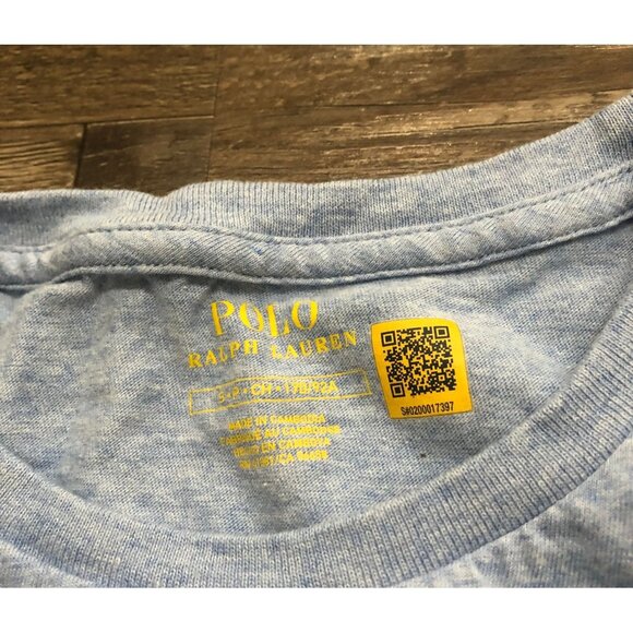 Polo Ralph Lauren Mens Small Light Blue Short Sleeve Tee T Shirt - Picture 2 of 4